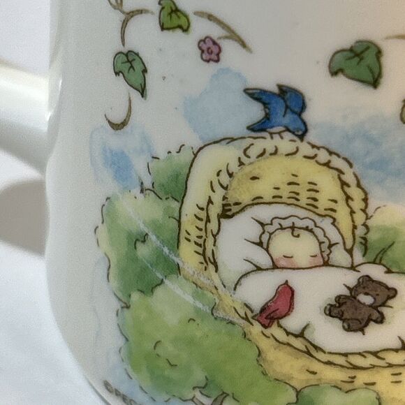 Vtg Peco PECOWARE Melamine‎ Hush-A-Bye Baby Children's Cup Lullaby Mother Goose - Picture 4 of 9